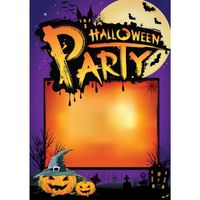 Halloween aankondiging poster - Feestposters - thumbnail