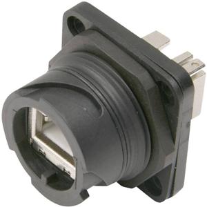 Telegärtner 100007417 STX V1 RJ45-stekkerset kunststof variant 1 Koppeling, inbouw Aantal polen: 8P8C Zwart 1 stuk(s)