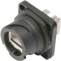 Telegärtner 100007417 STX V1 RJ45-stekkerset kunststof variant 1 Koppeling, inbouw Aantal polen: 8P8C Zwart 1 stuk(s)
