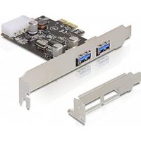 DeLOCK 2x USB 3.0 PCI Express card interfacekaart/-adapter Intern USB 3.2 Gen 1 (3.1 Gen 1) - thumbnail