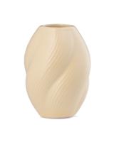 HEMA Vaas Voor Geurstokjes ⌀7x10cm Keramiek Twist Naturel (naturel)