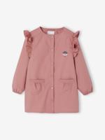 Gepersonaliseerde schort MARGOT effen meisje rouge