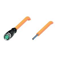 Pepperl+Fuchs 70109512 Sensor/actuator connector, geassembleerd Aantal polen (sensoren): 3 10 m 1 stuk(s)