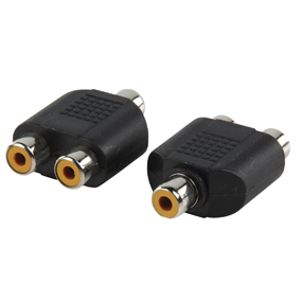 Valueline AC-056 kabeladapter/verloopstukje RCA Zwart