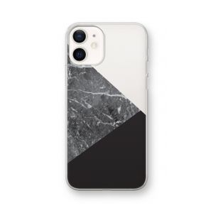 Combinatie marmer: iPhone 12 Transparant Hoesje