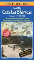 Fietskaart Costa Blanca North | Active Maps Limited