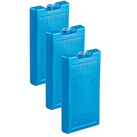 6x stuks 500 grams koelelementen 20 x 10.5 cm kobalt blauw