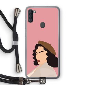 Confidence: Samsung Galaxy A11 Transparant Hoesje met koord