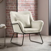 Artistiq Fauteuil Cecilio Velvet - beige - thumbnail