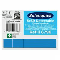 Salvequick Lange Vingerpleister Blauw 6796