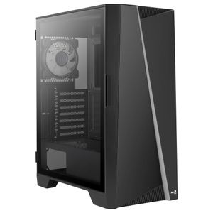 Aerocool Mirage-G-BK-v1 tower behuizing USB-A 2.0, 2x USB-A 3.2 (5 Gbit/s), 2 Audio, Window-kit