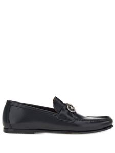 Ferragamo mocassins à boucle Gancini - Noir