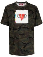 Mostly Heard Rarely Seen 8-Bit t-shirt No More Heartbreaks à imprimé camouflage - Vert