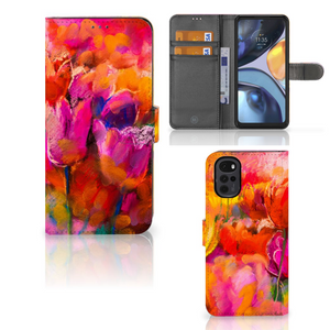 Hoesje Motorola Moto G22 Tulips