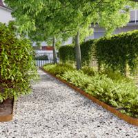 VidaXL Gazonranden 10 stuks 10x103 cm flexibel cortenstaal