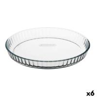 Cakevorm Pyrex Classic Vidrio Transparant Glas Plat Cirkelvormig 27,7 x 27,7 x 3,5 cm 6 Stuks