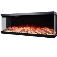 Aflamo Superb 50 Ingebouwde Elektrische Haard 127 cm - 3-zijdige Vlammen & 1,5 kW Warmteafgifte