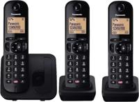 Panasonic KX-TGC253NLB Telefoon Trio Black