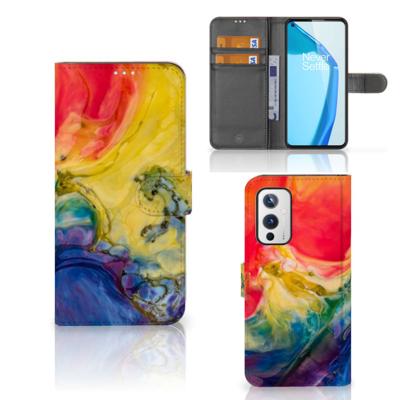 Hoesje OnePlus 9 Watercolor Dark Hoesje OnePlus 9 Watercolor Dark