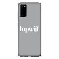 Topwijf Grijs Wit: Samsung Galaxy S20 Tough Case