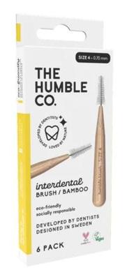 The Humble Co Interdental borstel 0.70 mm geel