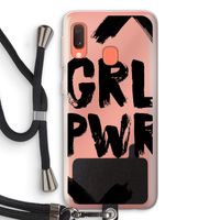 Girl Power #2: Samsung Galaxy A20e Transparant Hoesje met koord