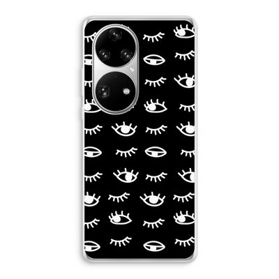 Eye pattern #3: Huawei P50 Pro Transparant Hoesje