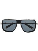 Balmain Eyewear x Akoni lunette de soleil à monture pilote - Argent