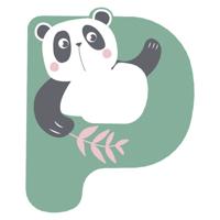 Small Foot - houten dieren kinderletter - p