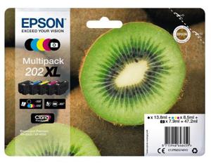 Epson Kiwi Multipack 5-colours 202XL Claria Premium Ink