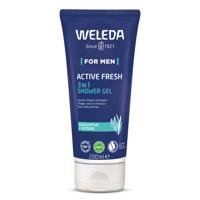 Weleda Men Douchegel Activ Fresh 3in1 Douchegel 200ml