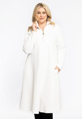 Yoek Jurk met rits | Beige | Maat 58/60