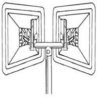 Moravia 245.11.264 Vorkopzetstuk voor verkeersspiegels (b x h) 65 cm x 54 cm