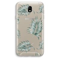 Simple leaves: Samsung Galaxy J7 (2017) Transparant Hoesje