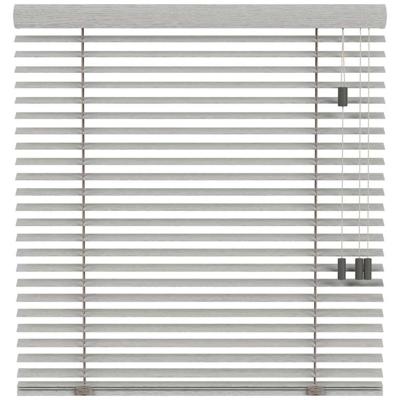 Leen Bakker - Fenstr Jaloezie Miami 50mm - Licht (20018) - Bamboe - Grijs - 120x10x10 Cm