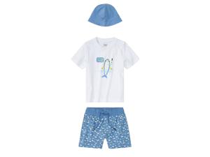 lupilu Kinder kledingset (98/104, Wit/blauw)