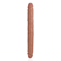 RealRock by Shots Slim Double Ended Dong 14 / 35,6 cm - Tan - thumbnail