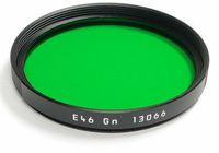 Leica 13066 Filter Green E 46 zwart