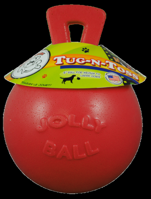 Jolly Tug-N-Toss 25 Cm Rood