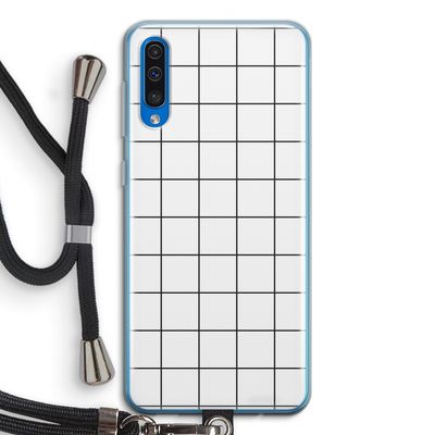 Rooster: Samsung Galaxy A50 Transparant Hoesje met koord