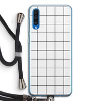 Rooster: Samsung Galaxy A50 Transparant Hoesje met koord