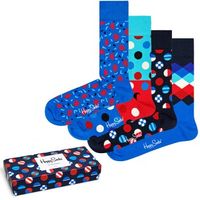 Happy socks 4 stuks Navy Gift Box 650 * Actie *