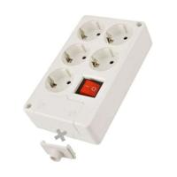 Stopcontactenstrip 5 Tomas met Interruptor Solera 8105il