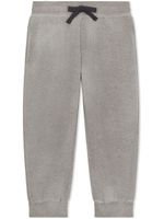 Dolce & Gabbana Kids pantalon de jogging à logo imprimé - Gris - thumbnail