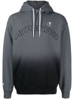 AAPE BY *A BATHING APE® hoodie à logo brodé - Gris