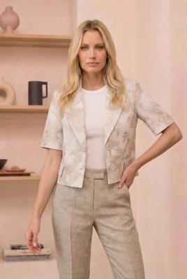 Helena Hart Blazer Summa Foil 7741 Blazers Ecru