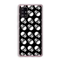 Musketon Skulls: Samsung Galaxy A51 5G Transparant Hoesje