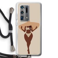 Let's get salty: Huawei P40 Pro Plus Transparant Hoesje met koord
