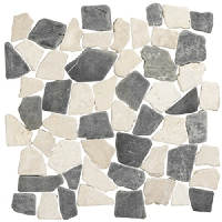 Terre d&apos;Azur Stone Palladiana Biancone/Silva Grey 30x30 cm