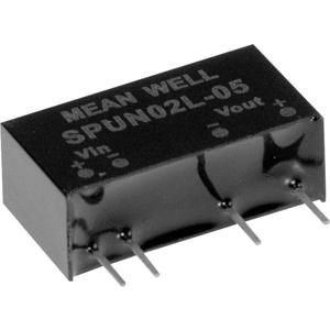 Mean Well SPUN02L-05 DC/DC-converter 400 mA 2 W Aantal uitgangen: 1 x Inhoud 1 stuk(s)